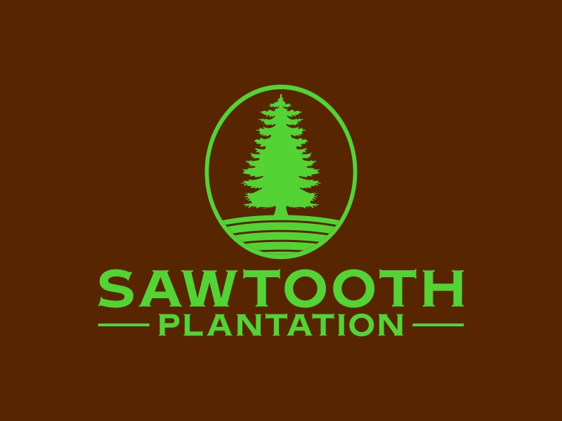 SAWTOOTH PLANTATION logo design by qqdesigns