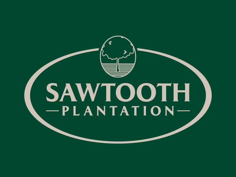 SAWTOOTH PLANTATION logo design by Realistis