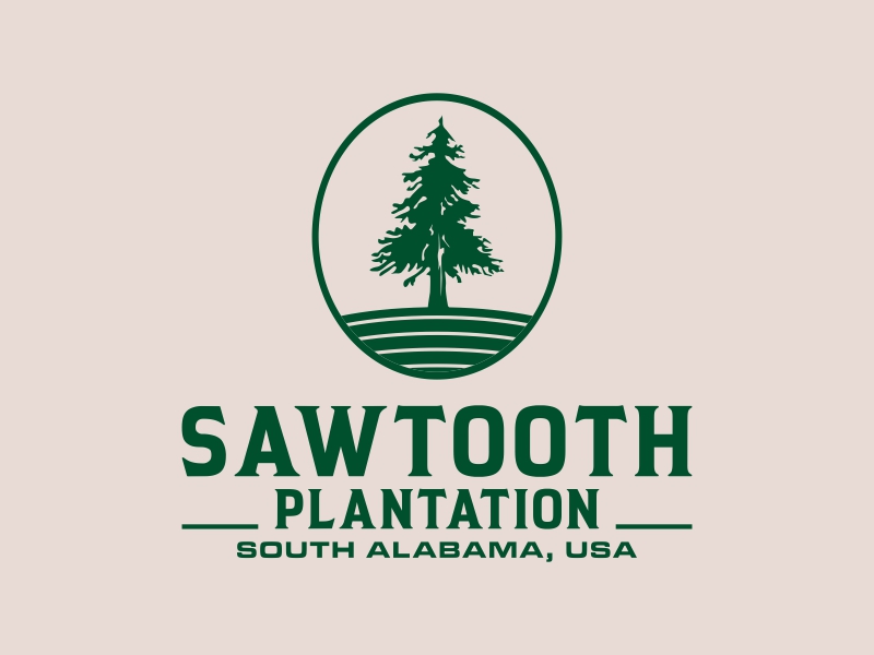 SAWTOOTH PLANTATION logo design by qqdesigns