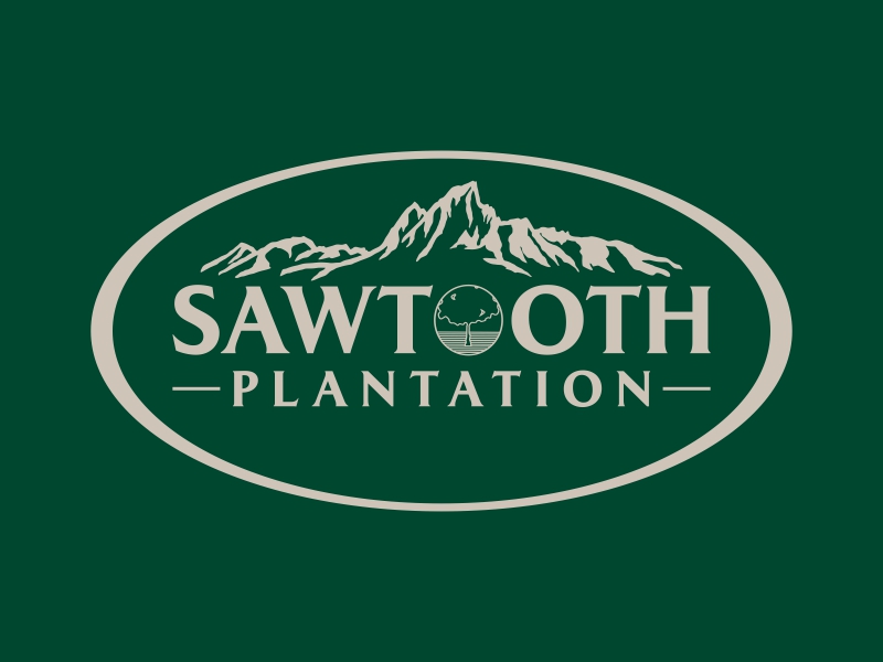 SAWTOOTH PLANTATION logo design by Realistis