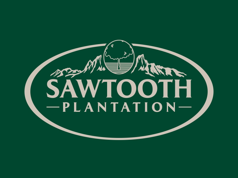 SAWTOOTH PLANTATION logo design by Realistis