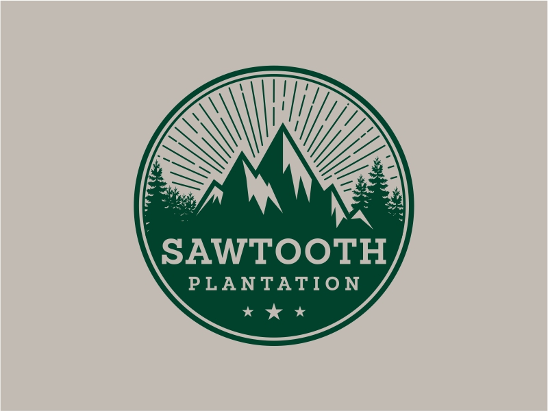 SAWTOOTH PLANTATION logo design by DiDdzin