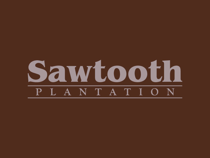 SAWTOOTH PLANTATION logo design by denfransko