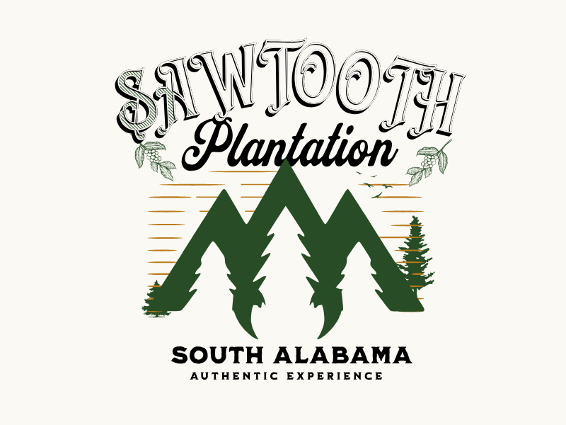 SAWTOOTH PLANTATION logo design by joni