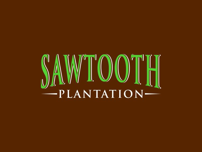 SAWTOOTH PLANTATION logo design by puthreeone