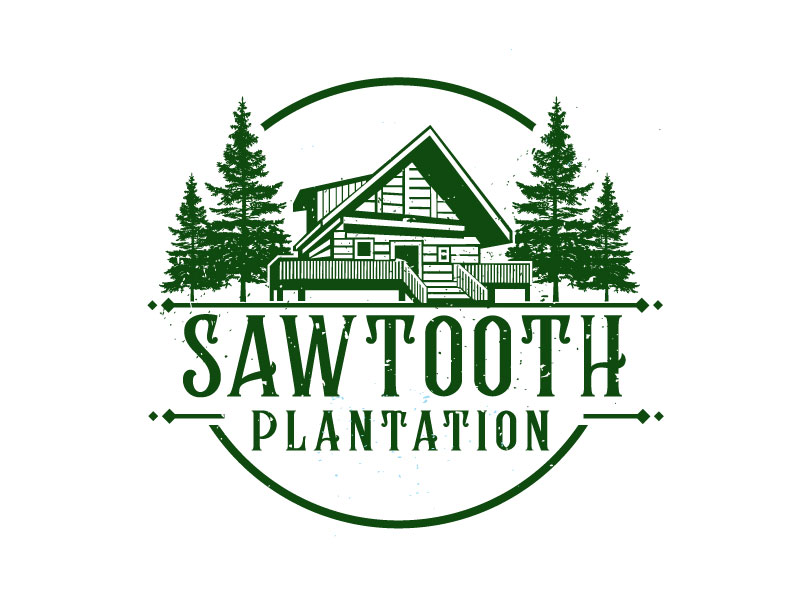 SAWTOOTH PLANTATION logo design by Conception