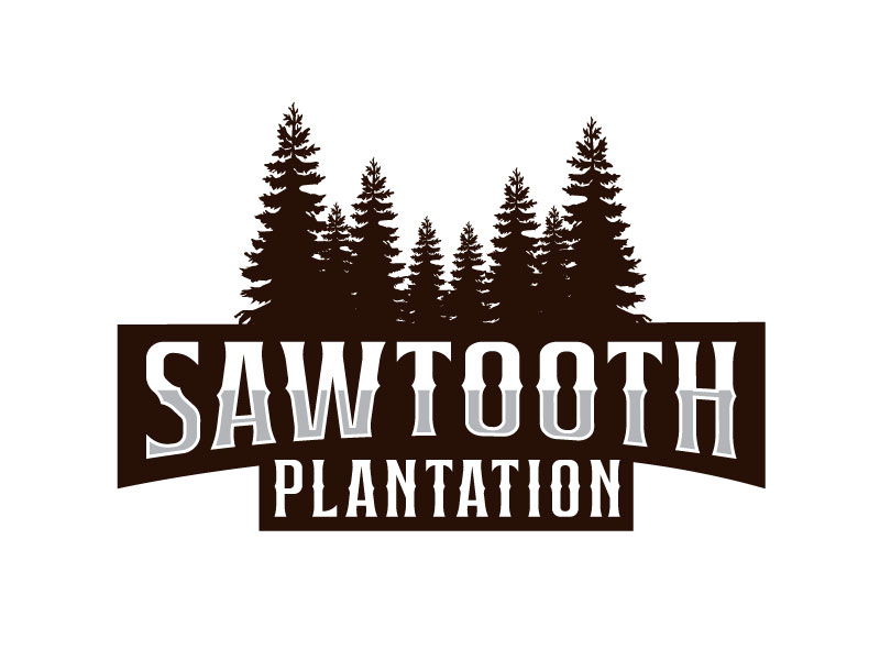 SAWTOOTH PLANTATION logo design by Conception