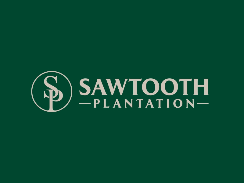 SAWTOOTH PLANTATION logo design by Realistis