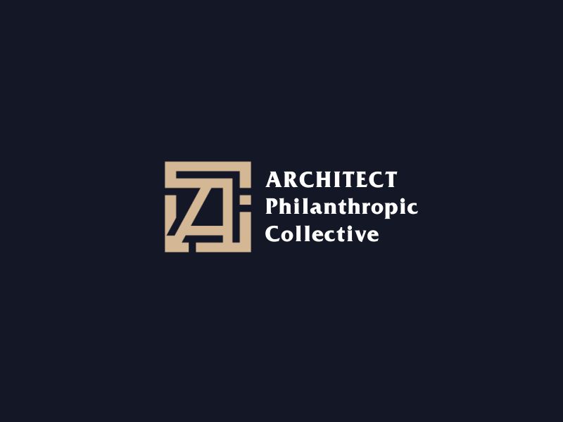 ARCHITECT Philanthropic Collective logo design by dasam