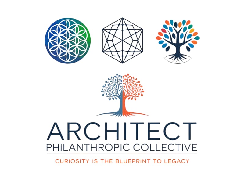 ARCHITECT Philanthropic Collective logo design by salim