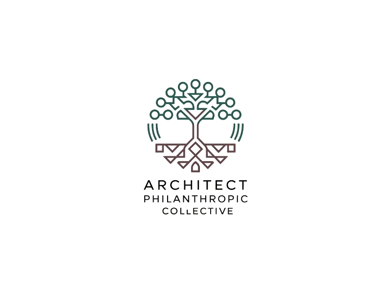 ARCHITECT Philanthropic Collective logo design by iffikhan