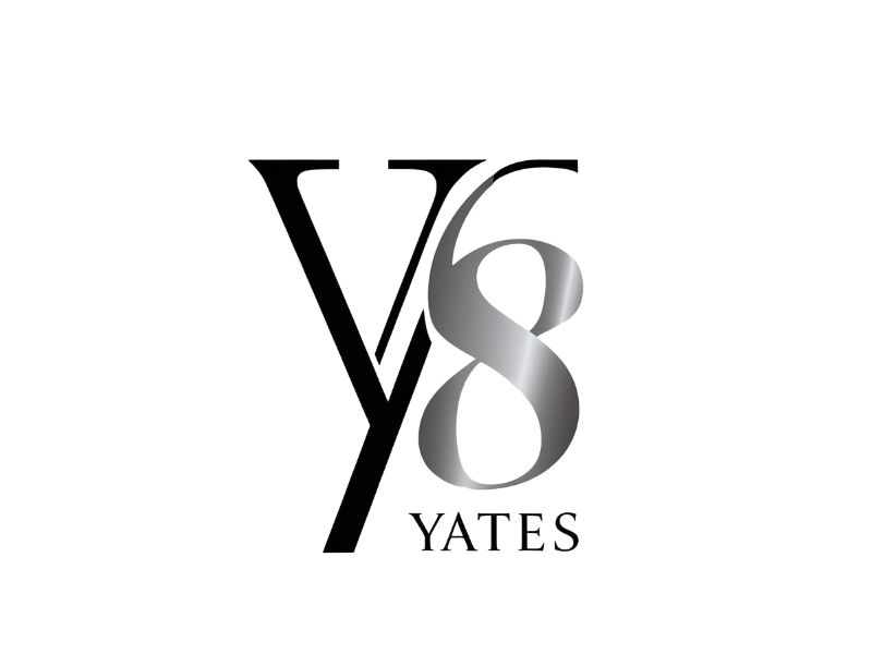 I want a family logo for our last name (Yates) incorporating a Y and 8 and small s logo design by XenaArt