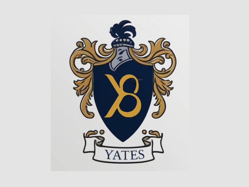 I want a family logo for our last name (Yates) incorporating a Y and 8 and small s logo design by XenaArt