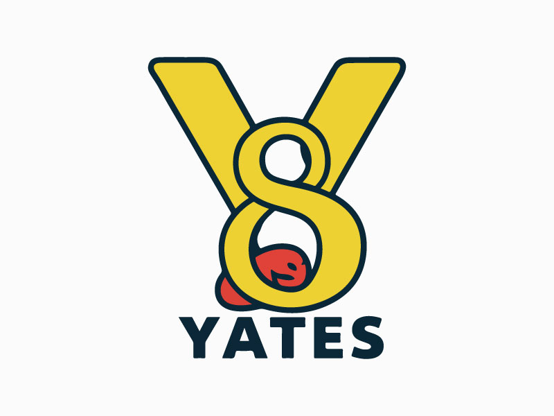 I want a family logo for our last name (Yates) incorporating a Y and 8 and small s logo design by Crushboysourav