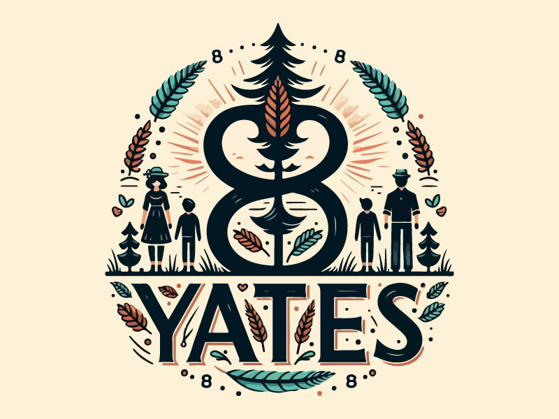 I want a family logo for our last name (Yates) incorporating a Y and 8 and small s logo design by Crushboysourav