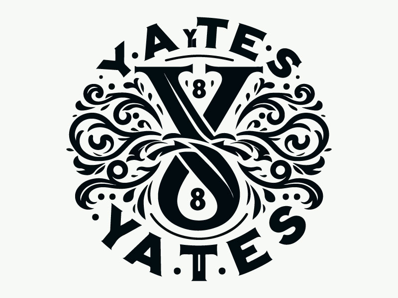 I want a family logo for our last name (Yates) incorporating a Y and 8 and small s logo design by Crushboysourav