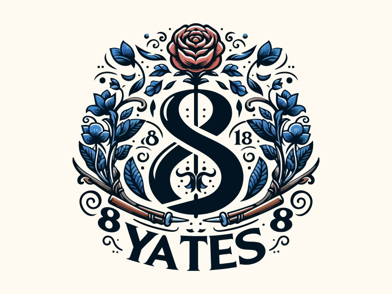 I want a family logo for our last name (Yates) incorporating a Y and 8 and small s logo design by Rahul Biswas