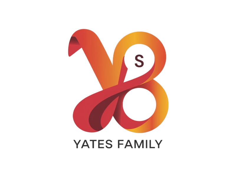 I want a family logo for our last name (Yates) incorporating a Y and 8 and small s logo design by salim