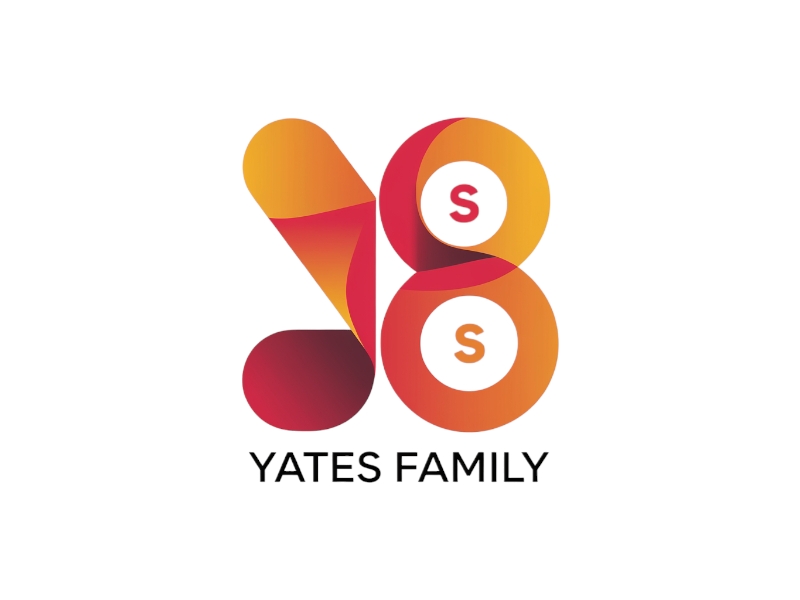 I want a family logo for our last name (Yates) incorporating a Y and 8 and small s logo design by salim