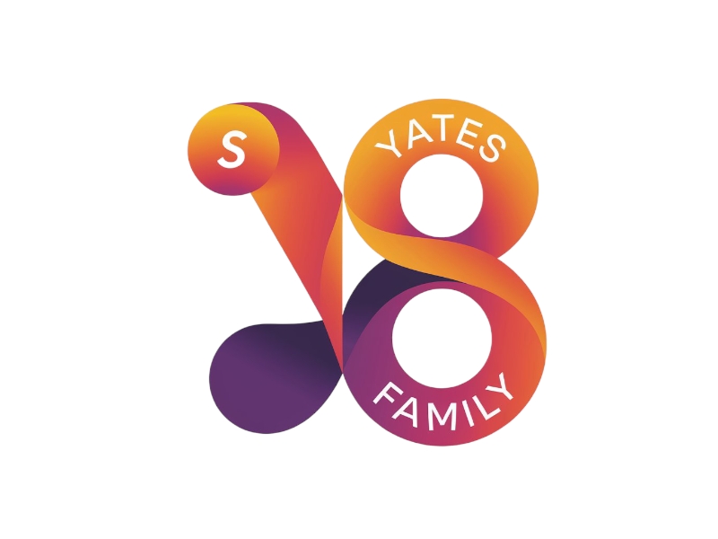 I want a family logo for our last name (Yates) incorporating a Y and 8 and small s logo design by salim