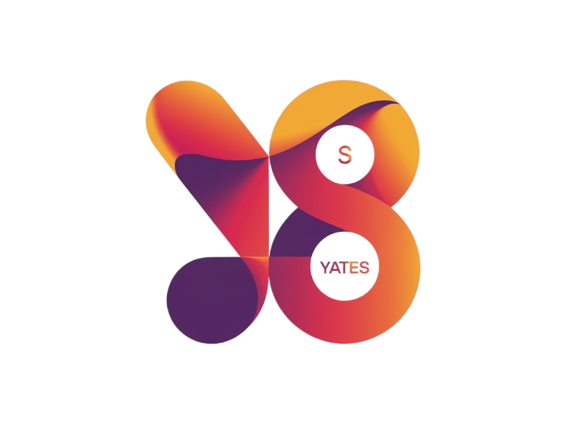 I want a family logo for our last name (Yates) incorporating a Y and 8 and small s logo design by salim