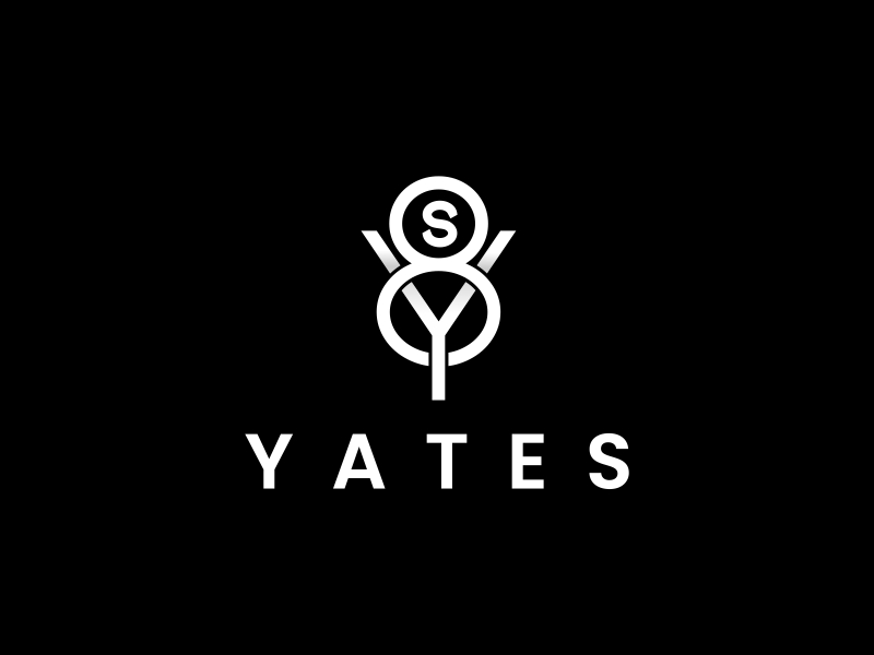 I want a family logo for our last name (Yates) incorporating a Y and 8 and small s logo design by Octavino Arianto