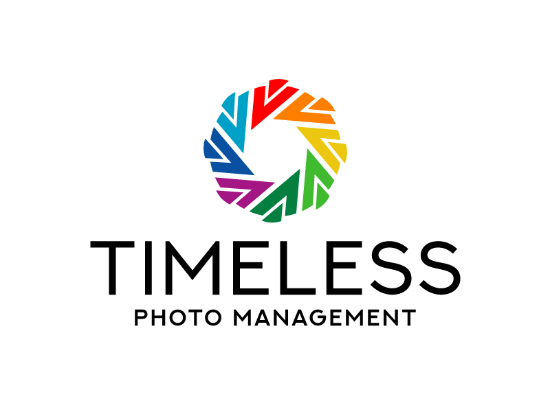 "Timeless Photo Mgmt" or "Timeless Photo Management" logo design by Vins