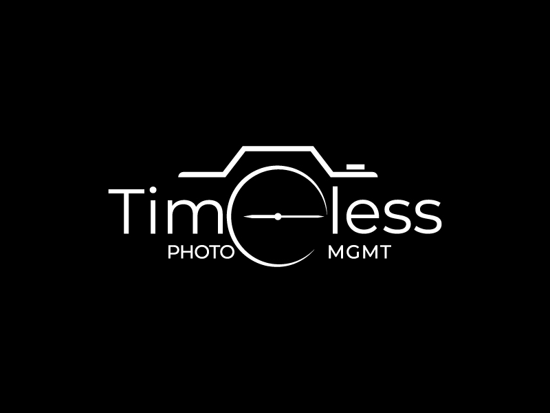 "Timeless Photo Mgmt" or "Timeless Photo Management" logo design by oindrila chakraborty