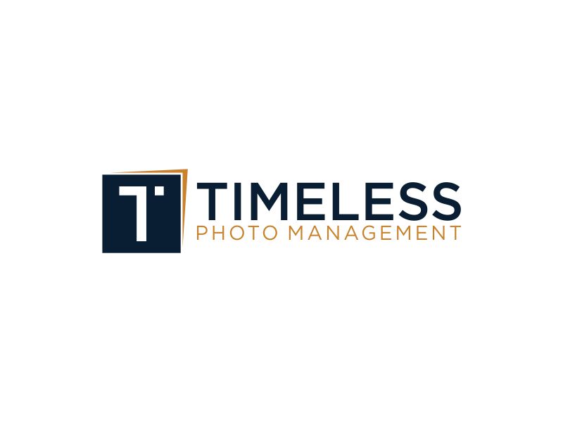 "Timeless Photo Mgmt" or "Timeless Photo Management" logo design by InitialD