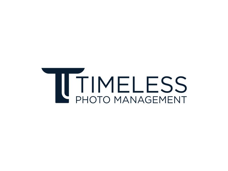 "Timeless Photo Mgmt" or "Timeless Photo Management" logo design by InitialD