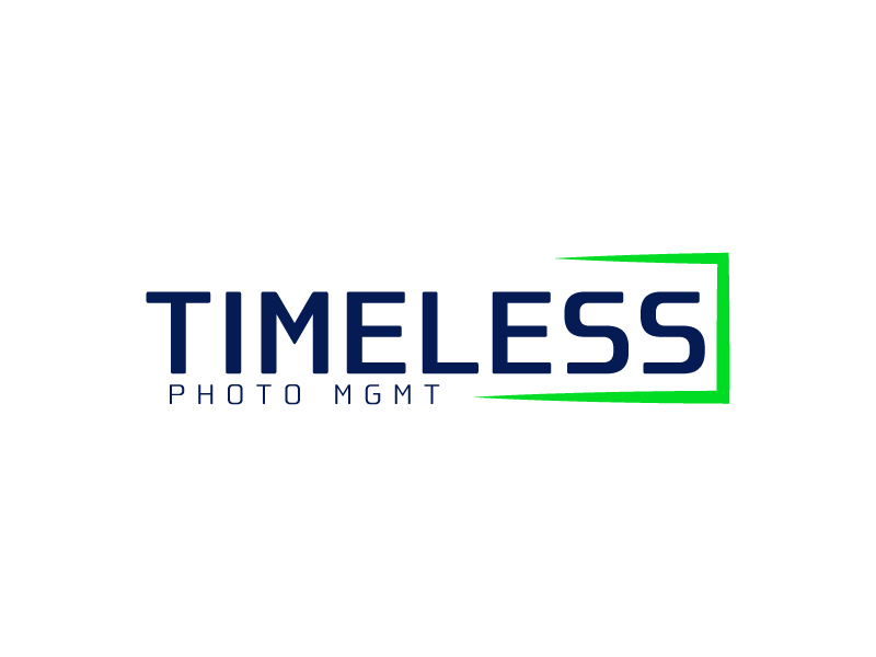 "Timeless Photo Mgmt" or "Timeless Photo Management" logo design by siti fajar