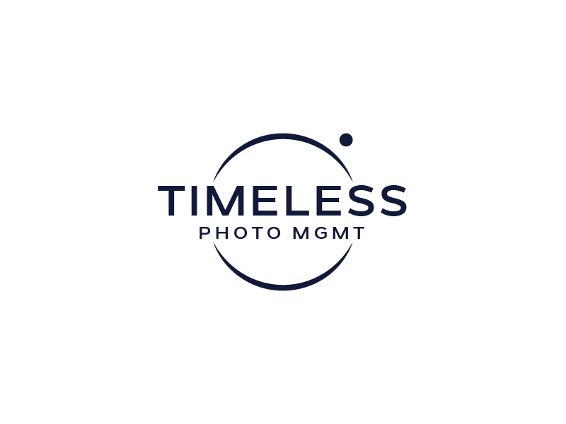 "Timeless Photo Mgmt" or "Timeless Photo Management" logo design by Fredy Santoso