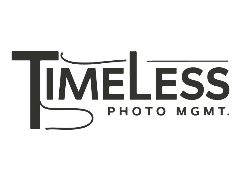 "Timeless Photo Mgmt" or "Timeless Photo Management" logo design by Crushboysourav