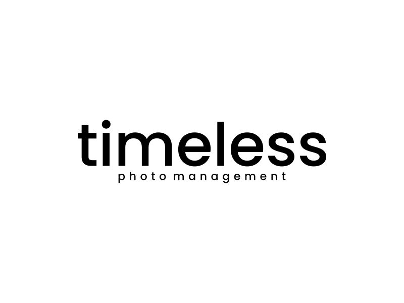 "Timeless Photo Mgmt" or "Timeless Photo Management" logo design by scania