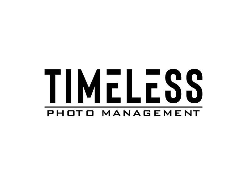 "Timeless Photo Mgmt" or "Timeless Photo Management" logo design by udinjamal