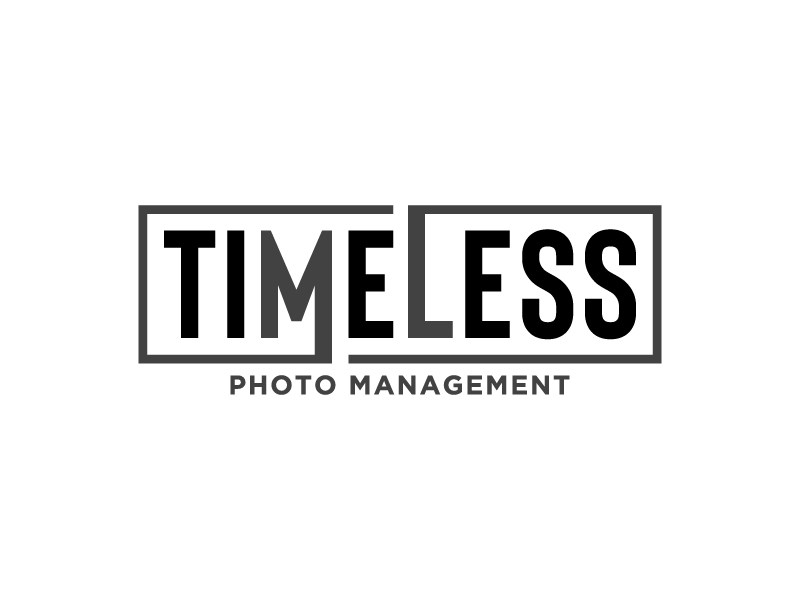 "Timeless Photo Mgmt" or "Timeless Photo Management" logo design by udinjamal