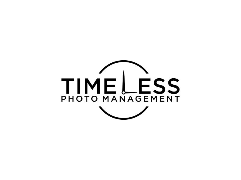 "Timeless Photo Mgmt" or "Timeless Photo Management" logo design by almaula