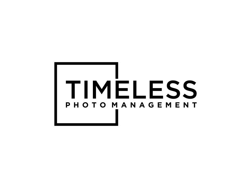 "Timeless Photo Mgmt" or "Timeless Photo Management" logo design by vania