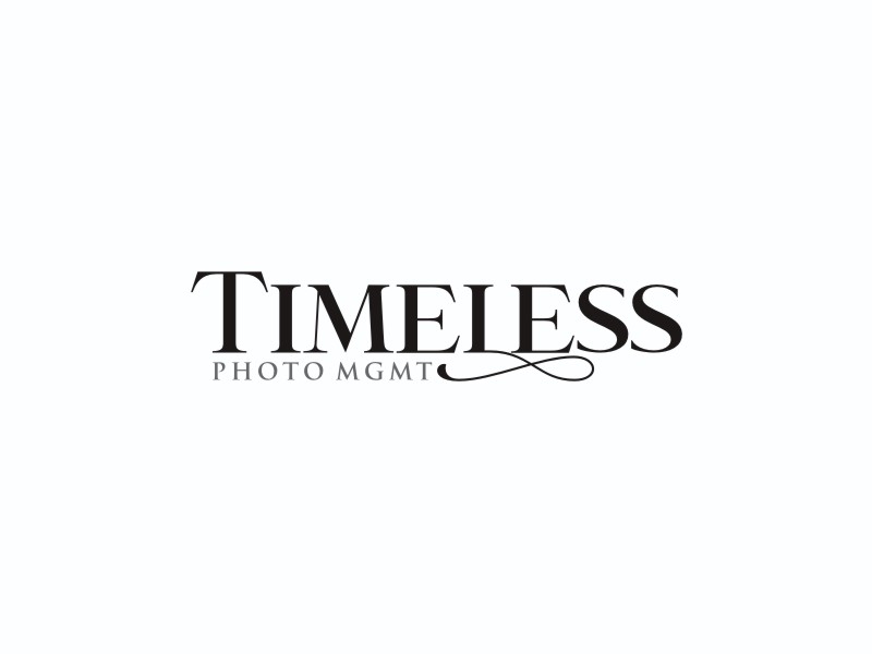 "Timeless Photo Mgmt" or "Timeless Photo Management" logo design by SPECIAL