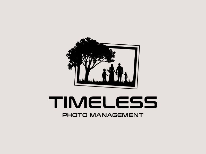 "Timeless Photo Mgmt" or "Timeless Photo Management" logo design by ian69