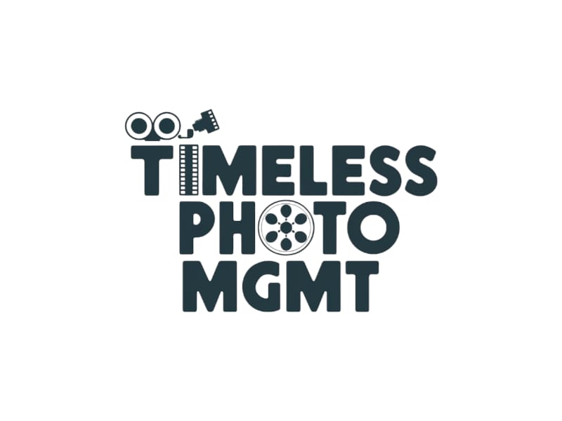 "Timeless Photo Mgmt" or "Timeless Photo Management" logo design by salim