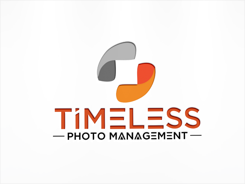 "Timeless Photo Mgmt" or "Timeless Photo Management" logo design by XenaArt