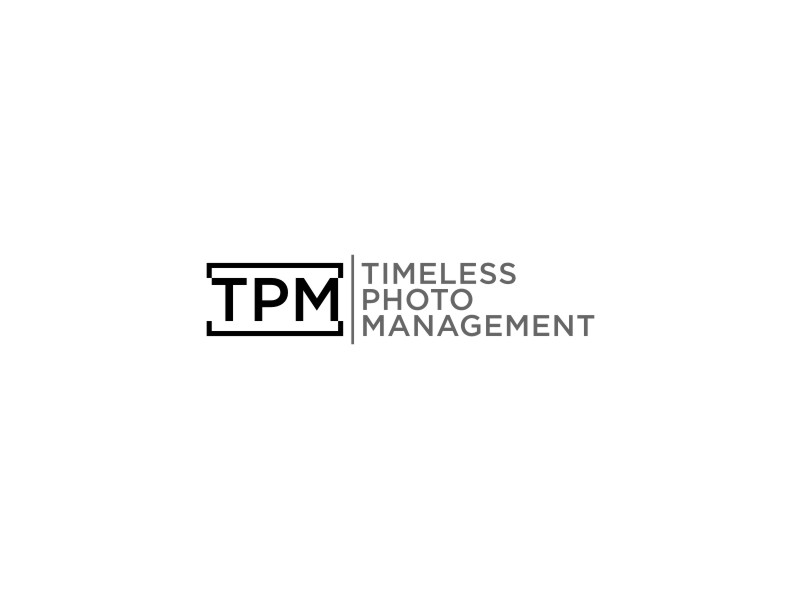 "Timeless Photo Mgmt" or "Timeless Photo Management" logo design by jancok