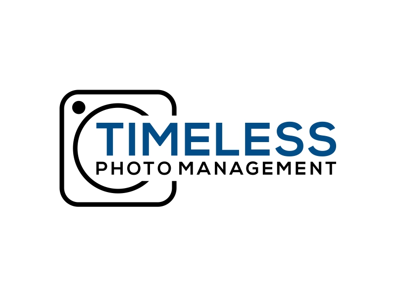 "Timeless Photo Mgmt" or "Timeless Photo Management" logo design by cintoko