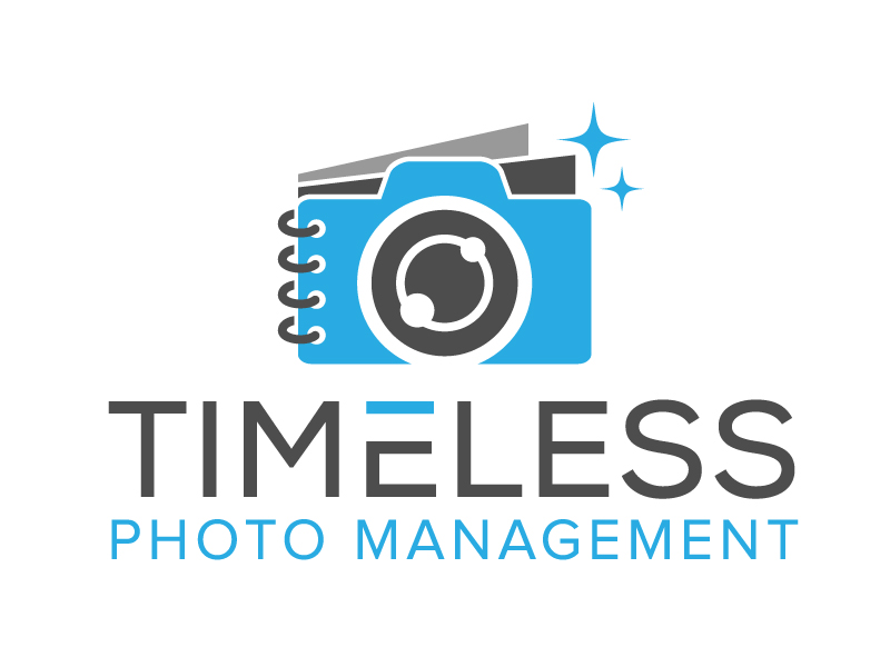 "Timeless Photo Mgmt" or "Timeless Photo Management" logo design by jaize