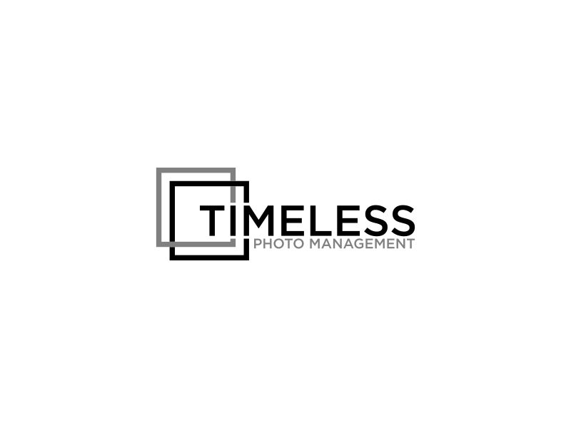 "Timeless Photo Mgmt" or "Timeless Photo Management" logo design by cocote