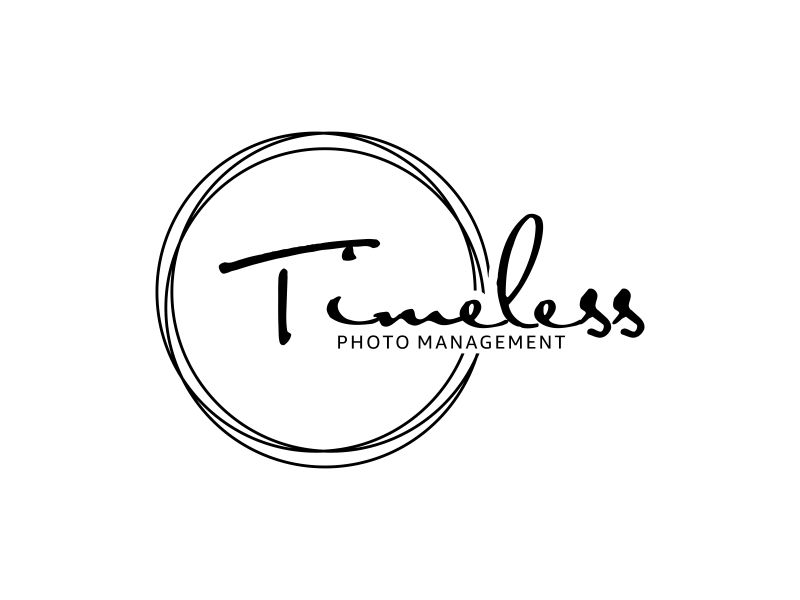 "Timeless Photo Mgmt" or "Timeless Photo Management" logo design by hopee