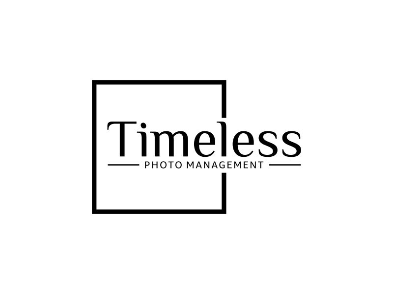 "Timeless Photo Mgmt" or "Timeless Photo Management" logo design by hopee