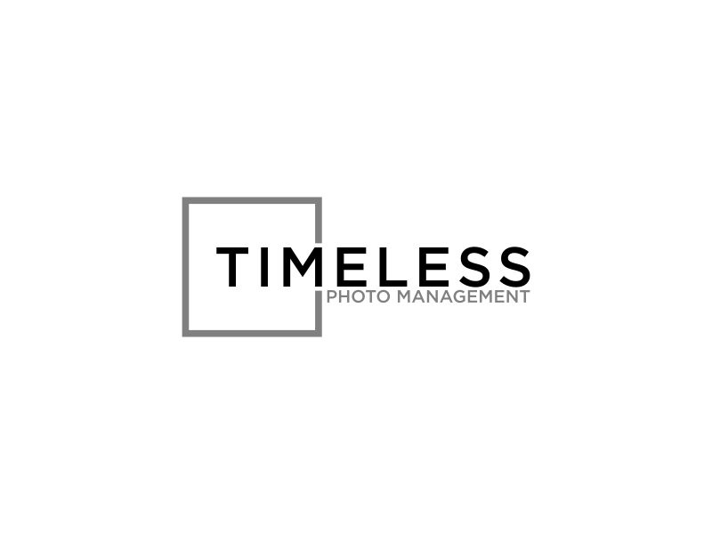 "Timeless Photo Mgmt" or "Timeless Photo Management" logo design by cocote