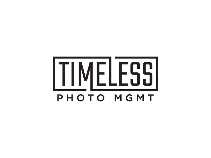 "Timeless Photo Mgmt" or "Timeless Photo Management" logo design by sakarep